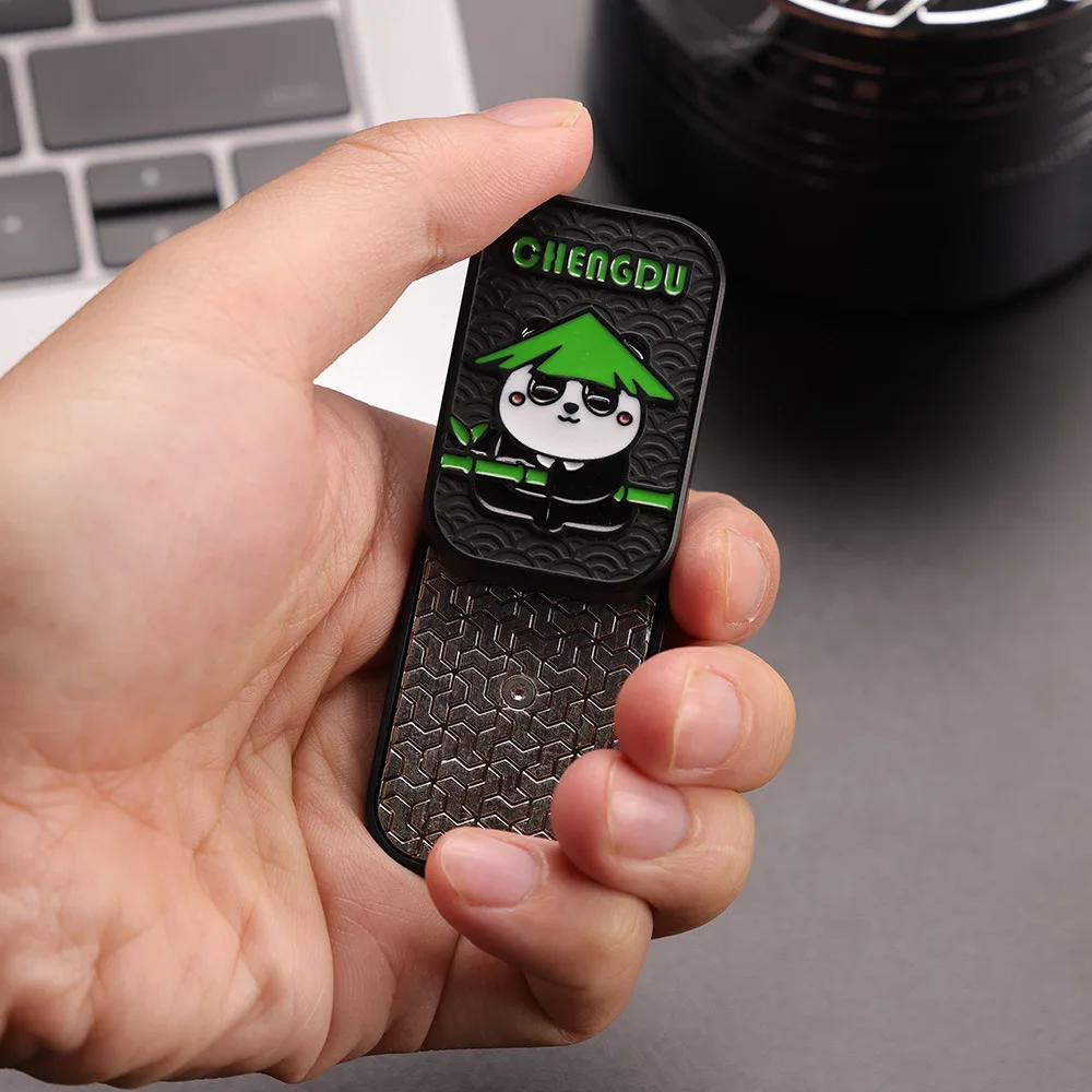 

Kung Fu Panda Fidget Slider EDC Магнитный Push Slider Fidget Toys СДВГ Инструмент Тревога Игрушки для снятия стресса Волчок на кончиках пальцев