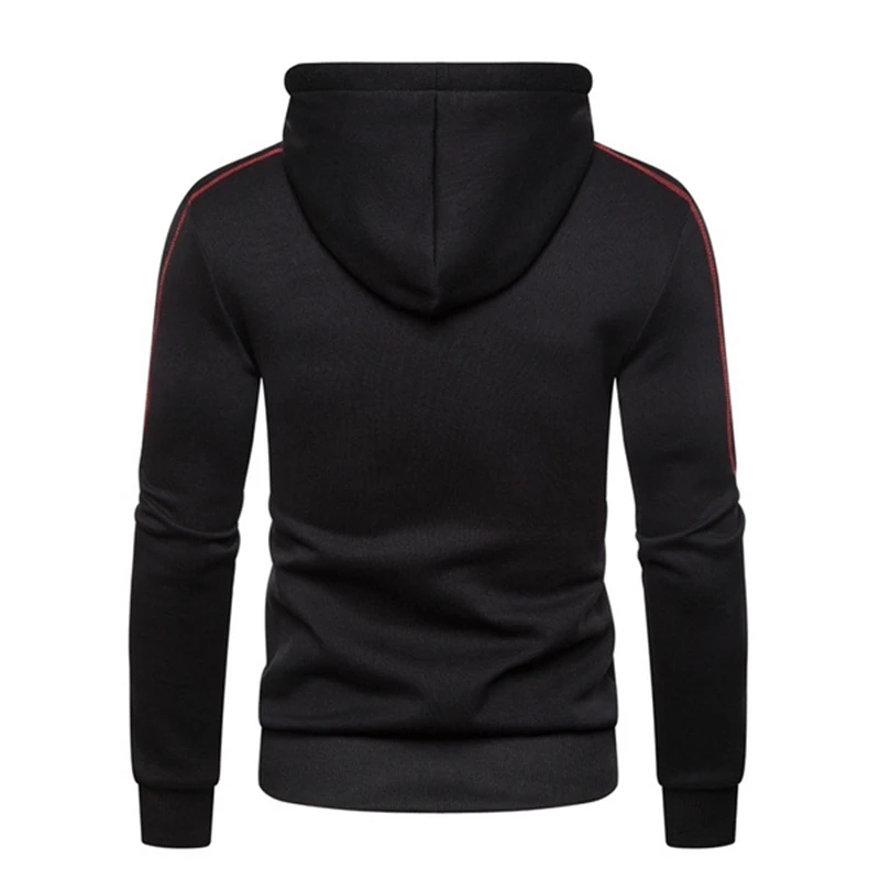 2023 Men's Personality Zipper Hoodie Set Brand Sportwear Leisual Male Hooded Sweatshirt + Pants 2 Pcs Set Tracksuit