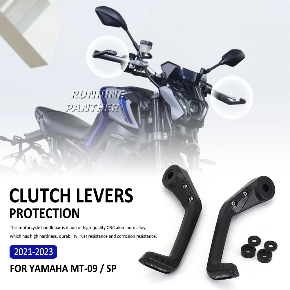 

NEW For YAMAHA MT09 MT 09 MT-09 SP 2021 2022 2023 Motorcycle Waterproof Aluminum Alloy Brake Clutch Levers Handguard Protection