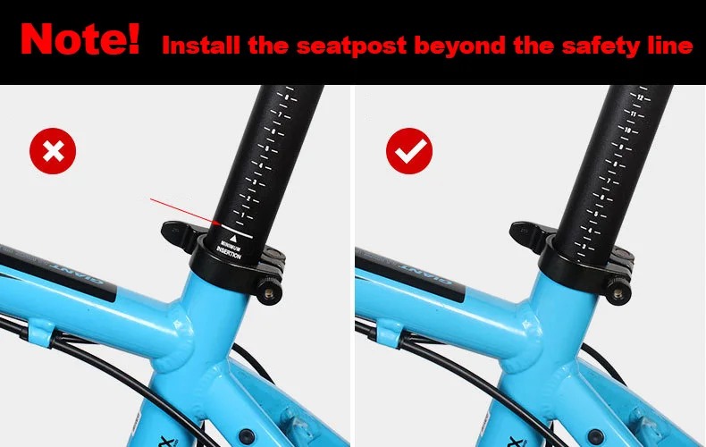 TOOPRE Fahrrad-Federsattelstütze MTB Stoßdämpfer-Sattelstütze 27,2 28,6 30,4 30,9 31,6 400mm 6061-T6 Aluminiumlegierung Sattelstütze 400mm – Detail 10