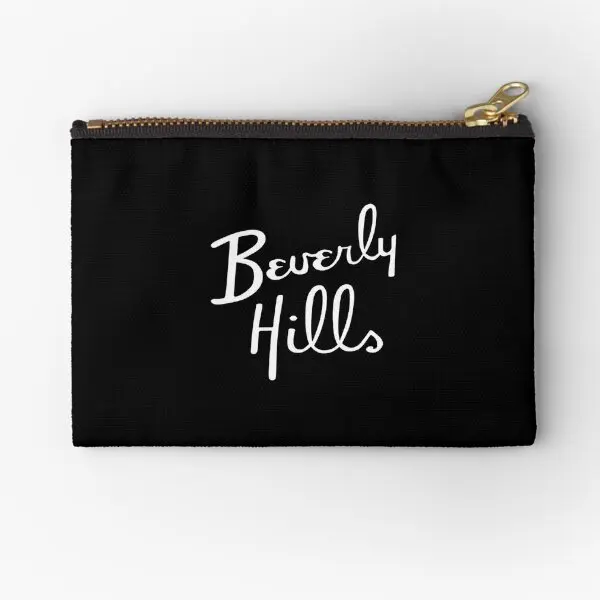 Beverly Hills  Zipper Pouches Cosmetic Wallet Men Small Money Panties Pocket Bag Pure Underwear Packaging Key Coin Socks Storage