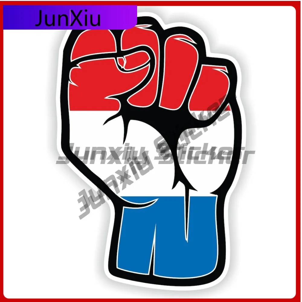 

Netherlands Pattern Cool Car Weatherproof Decal Vinyl Window Fist Cute Trendy Fade Cool Scratch Durable Waterproof Sige Hand