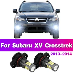 2PCS LED Car Front Fog Light Bulbs Lamps 2504 PSX24W 12276 Accessories For Subaru XV Crosstrek 2013 2014