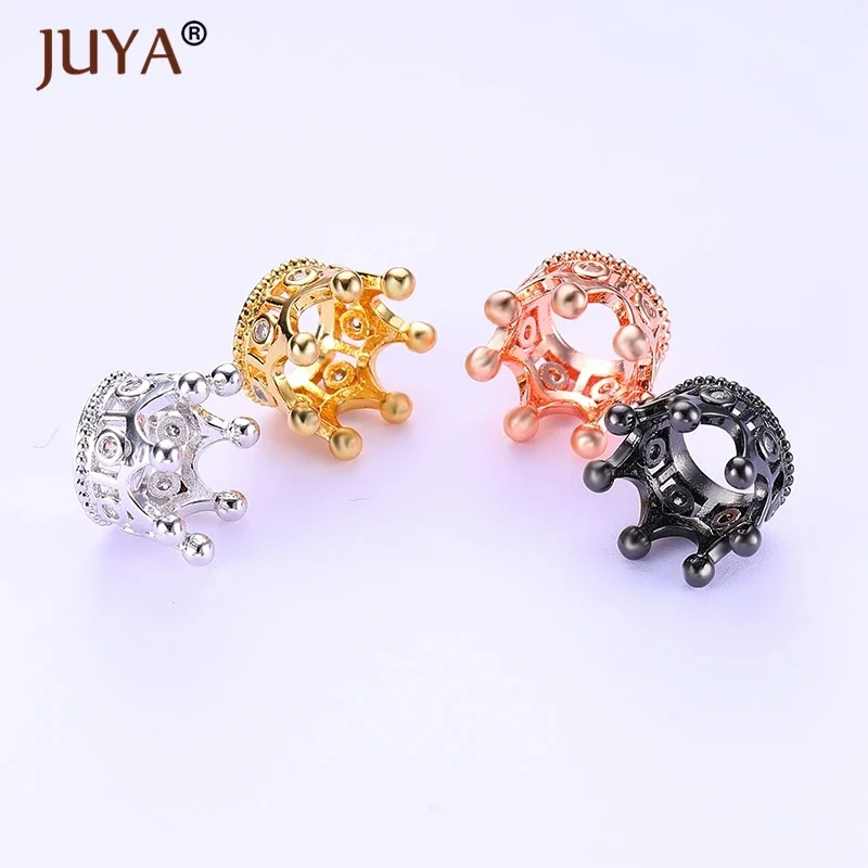Copper Micro Pave CZ zircon Panther Beads Animal Charms For Jewelry Making DIY natural stone beads bracelet Accessories berloque