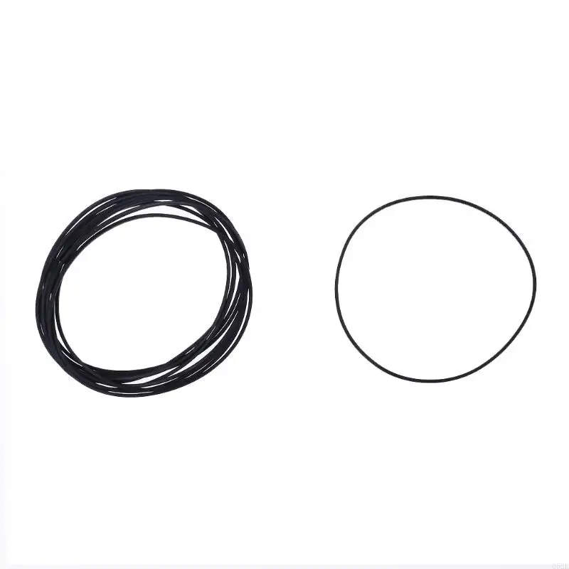 

652E Flat Belt Turntable Rubber Belt for LP Vinyl Record Player Phono 10pcs