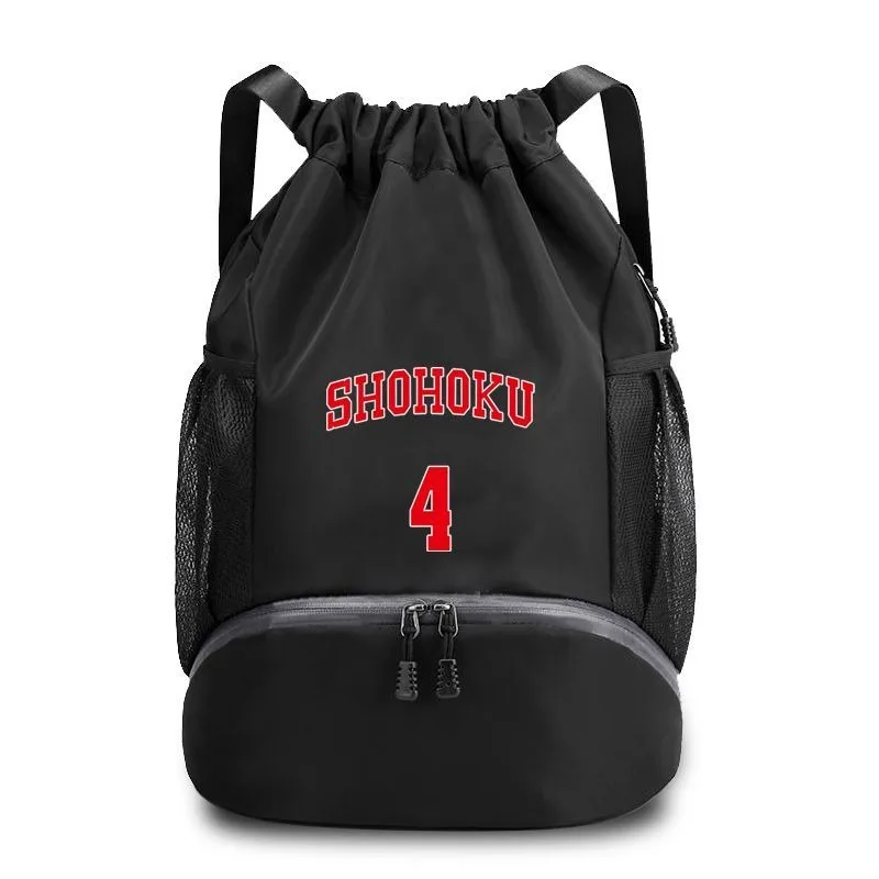 Slam Dunk Rukawa Kaede ShinichiMaki Haruko Akagi Película Periféricos Mochila de Dibujos Animados Mochila de Almacenamiento Conveniente para Estudiantes