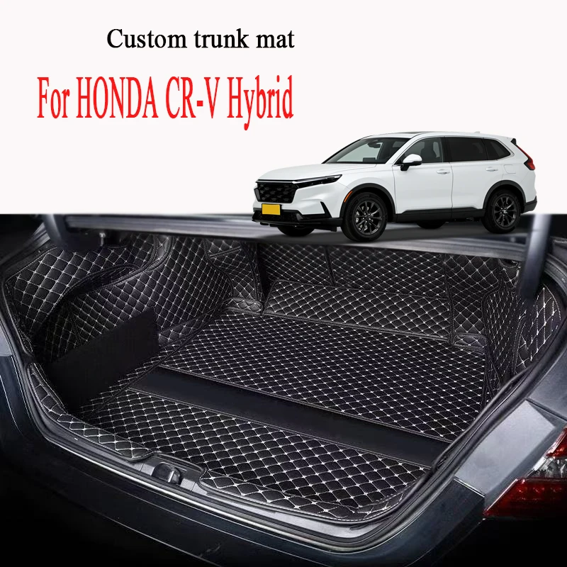 Car Trunk Mat For HONDA CR-V Hybrid 2017 2018 2019 2020 2021 Custom Car Accessories Auto Interior Decoration