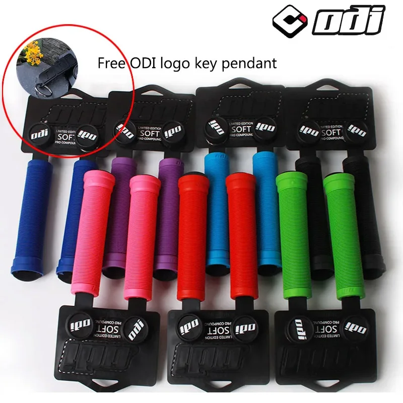 

ODI MTB Bike Handlebar Grips Soft Silicone Shockproof Cycling Grips BMX Balance Bicycle Handle Bar Grip for XC/AM Downhill