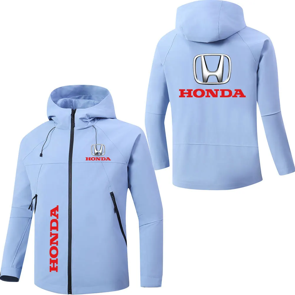 Осенне-зимняя одежда для гонок Honda с принтом для мужчин и женщин, спортивные куртки на открытом воздухе, водонепроницаемая пуховая ветрозащитная одежда для альпинизма