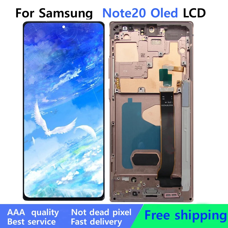 LCD Screen For Samsung Galaxy Note 20 5G N981 N981U N981B LCD Display Touch Screen Digitizer Assembly Replacement Repair Parts