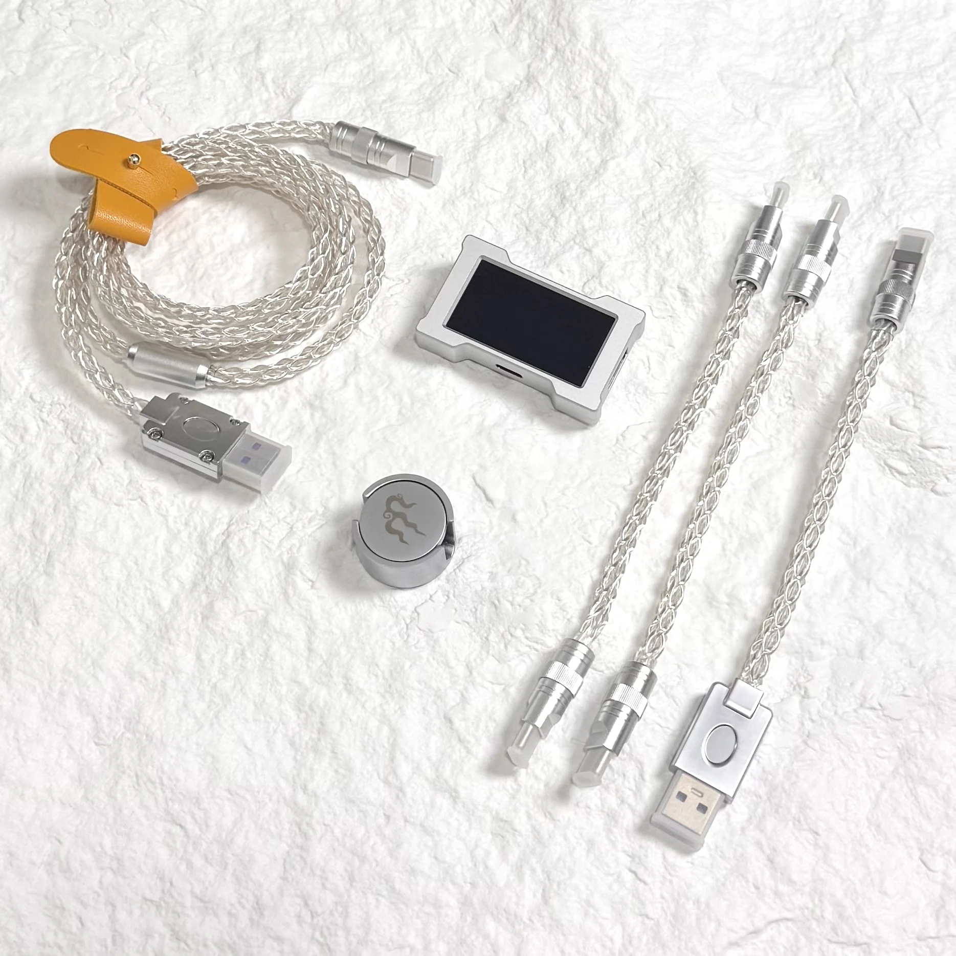 15cm C-C/USB-C Single crystal copper keyboard cable supports 8k
