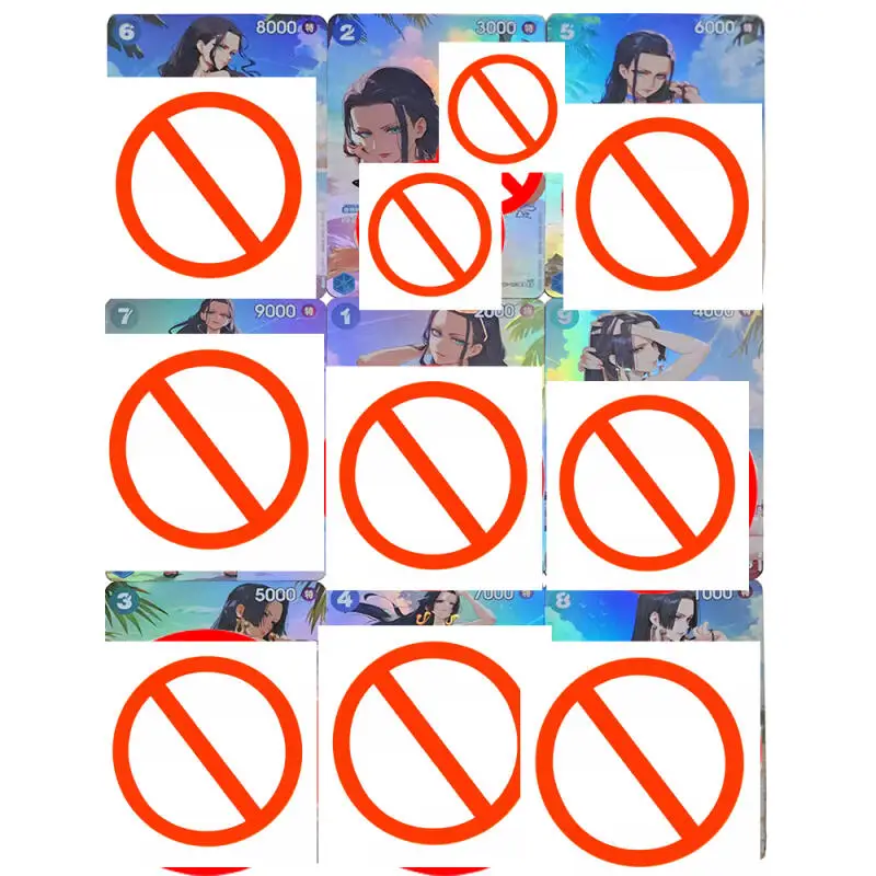 

Набор из 9 штук: Коллекционные карточки One Piece (Ника Робин, Боа Хэнкок) для самостоятельного изготовления, цветные флеш-карты, аниме-игра, подарок, игрушка