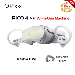 Pico 4 VR Glasses All-in-One (8G+256G/8+512G) 3D 4K Display VR Headset Steam Eye Tracking Facial VR Virtual Reality Games