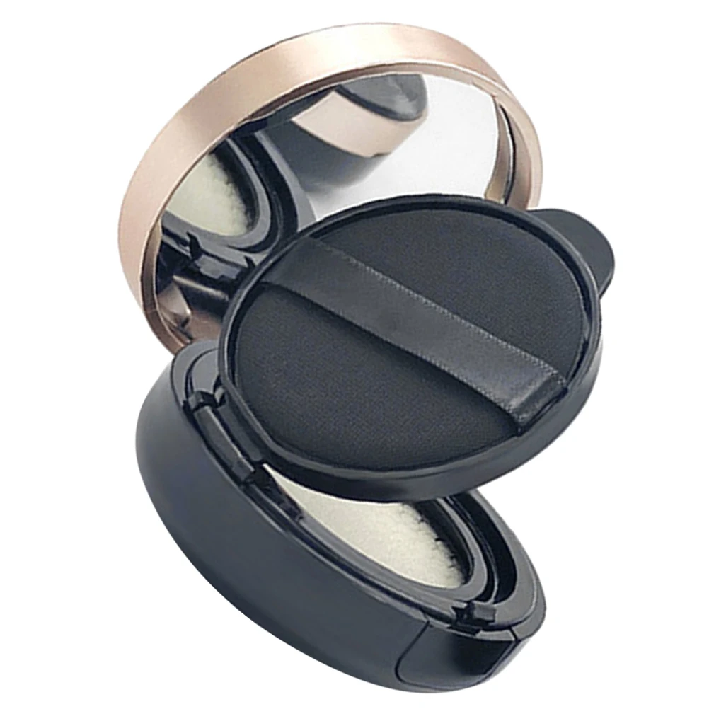 

Black Empty Box 15g DIY Container Travel Powder Container Travel Size Reusable Powder Box Loose Case with Puff
