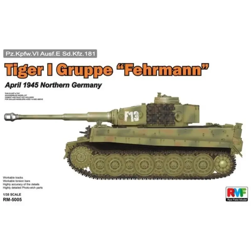 Rye Field Model RFM RM-5005 1/35 Tiger I Gruppe 