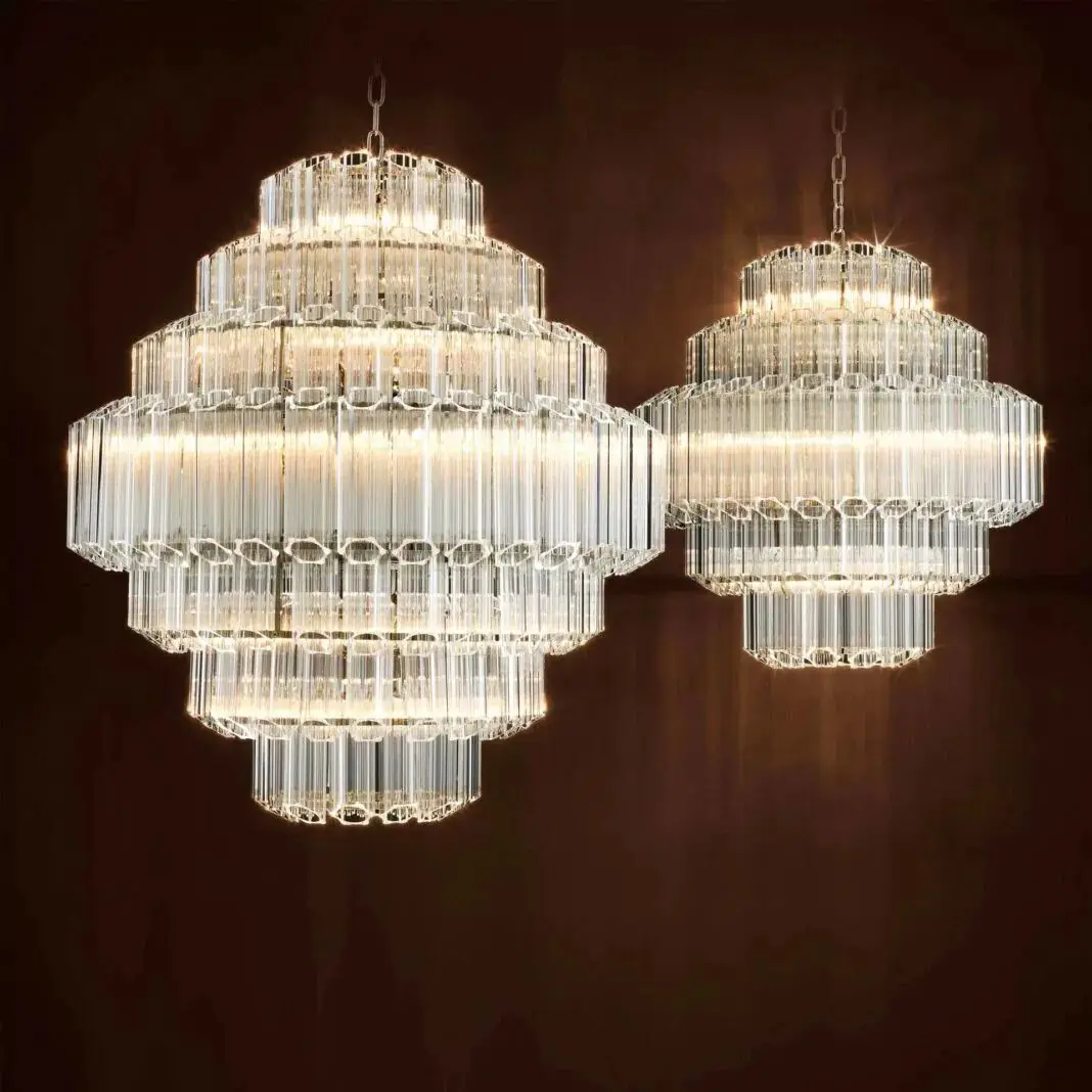 

Round Glass Hanging Chandelier For Loft Living Dining Room Bedroom Glass Crystal Chandeliers Pendant Lights