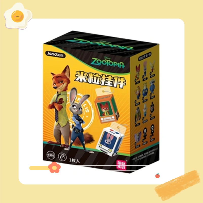 Jandoon Zootopia pixa الصندوق الأصلي دمية أعمى حبوب الأرز جودي أرنب نيك فوكس شخصيات الحركة الصغيرة نموذج للأطفال لعبة هدية #1