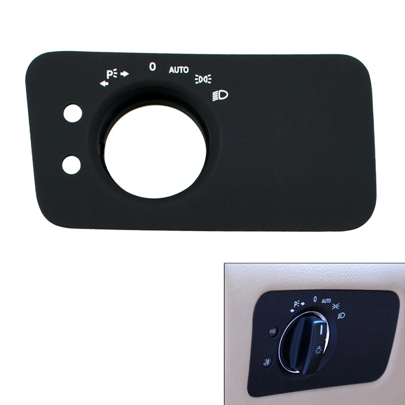 Car Headlight Switch Panel Headlight Switch Adjustment Panel Cover for Mercedes-Benz W219 CLS 300 350 500 2007-2009 B