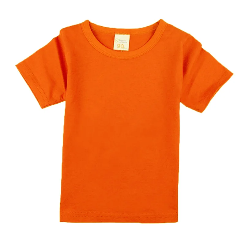 2-16 Jaar Jongens T-Shirts Katoenen Korte Mouw Meisjes Kleding Zomer Effen T-Shirt Kinderen Tees Kids Koreaanse Top Baby Doek - afbeelding 1