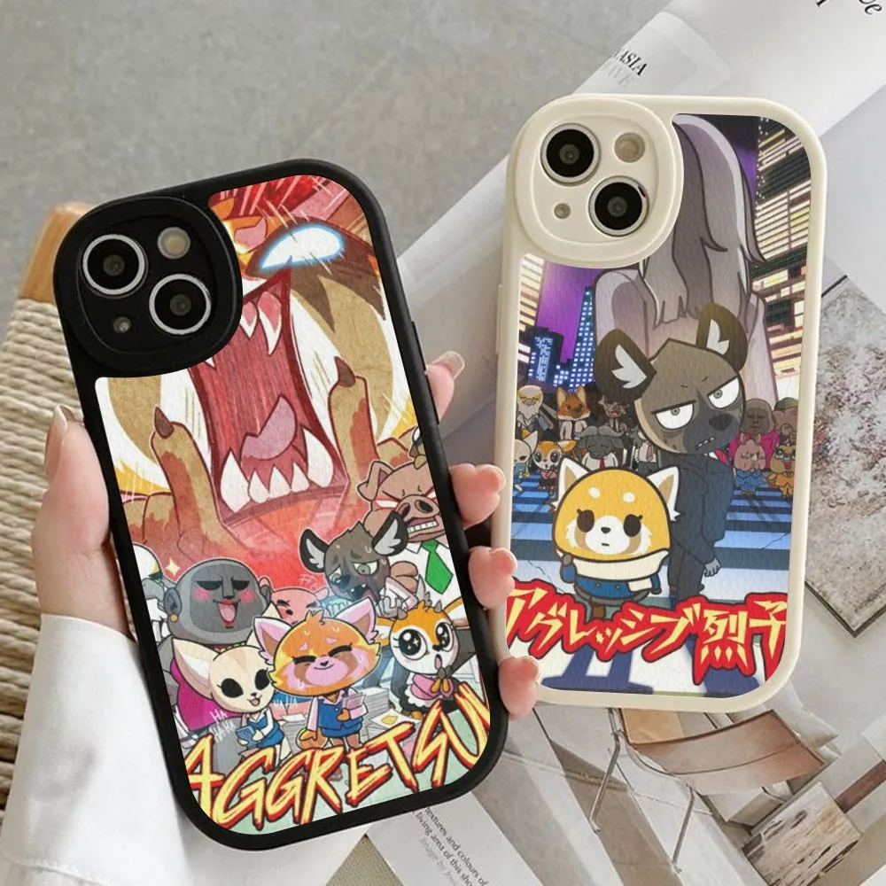 

Cartoon Cute A-Aggretsukos Phone Case Hard Leather For iPhone 14 13 12 Mini 11 14 Pro Max Xs X Xr 7 8 Plus Fundas