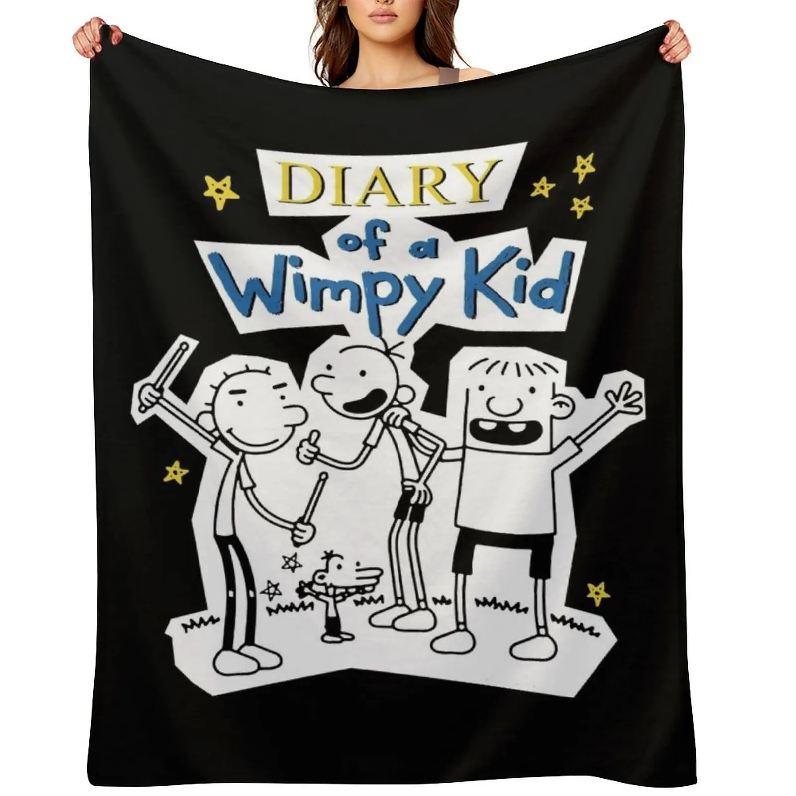 

Diary of a Wimpy Kid Wimpy Kid Group Throw Blanket Decorative Sofa Soft Big Blankets For Sofas Giant Sofa Blankets