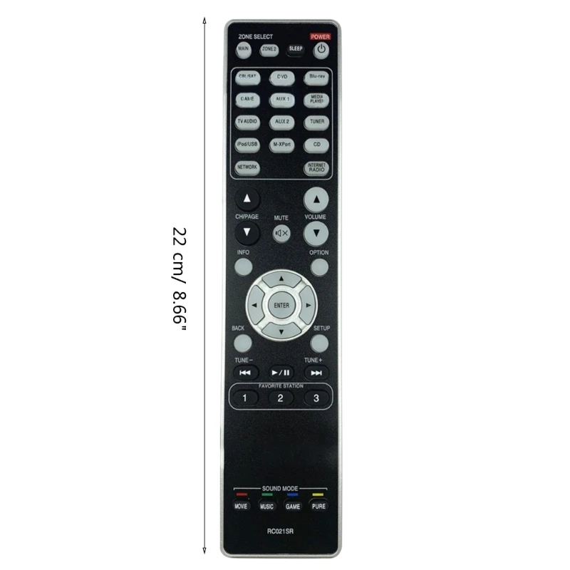 Reemplazar Control remoto para receptor envolvente RC021SR SR5008 SR6008 Dropship