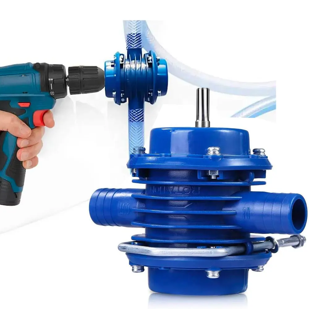 

Binoax Hand Drill Water Pump Mini Self-Priming Pump Heavy Duty Electric Centrifugal Pump