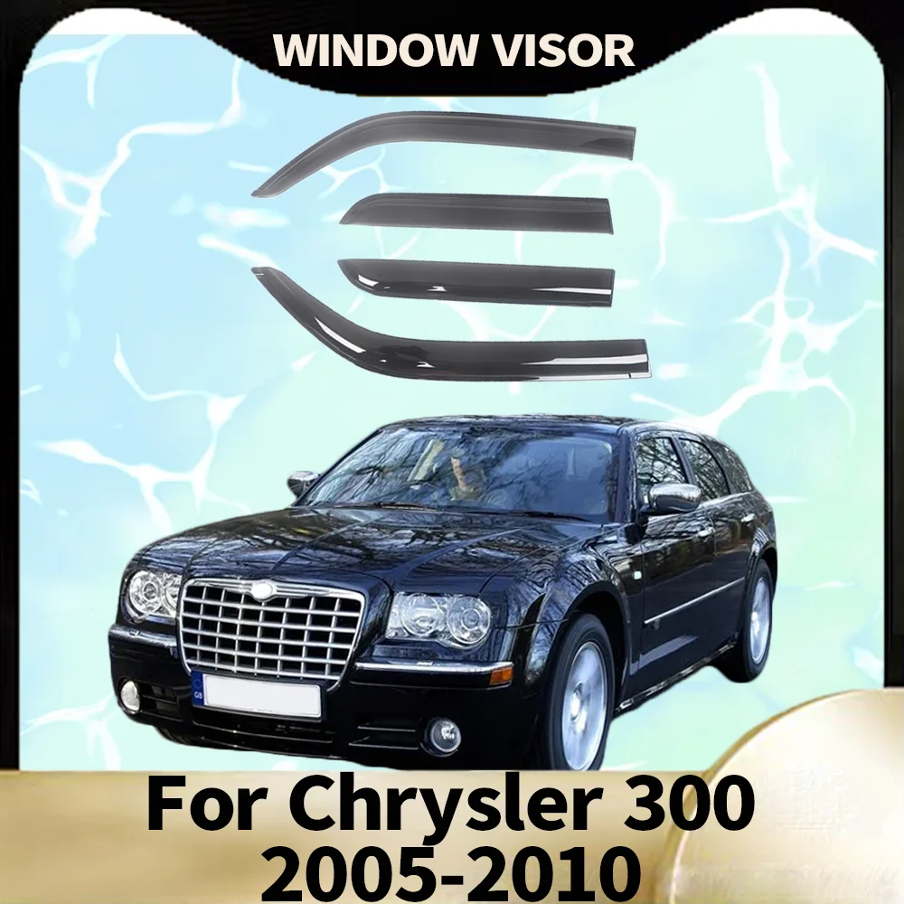 

For Chrysler 300 2005 2006 2007 2008 2009 2010 Wind Deflectors Rain Guards Door Visor Vent Shades Window Visor