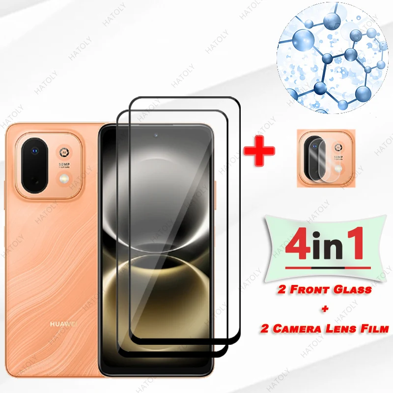 

For Huawei Enjoy 90m Plus Glass Black Edge Protective Film For Huawei Enjoy 90m Plus Film Screen Protector Camera Lens Protector