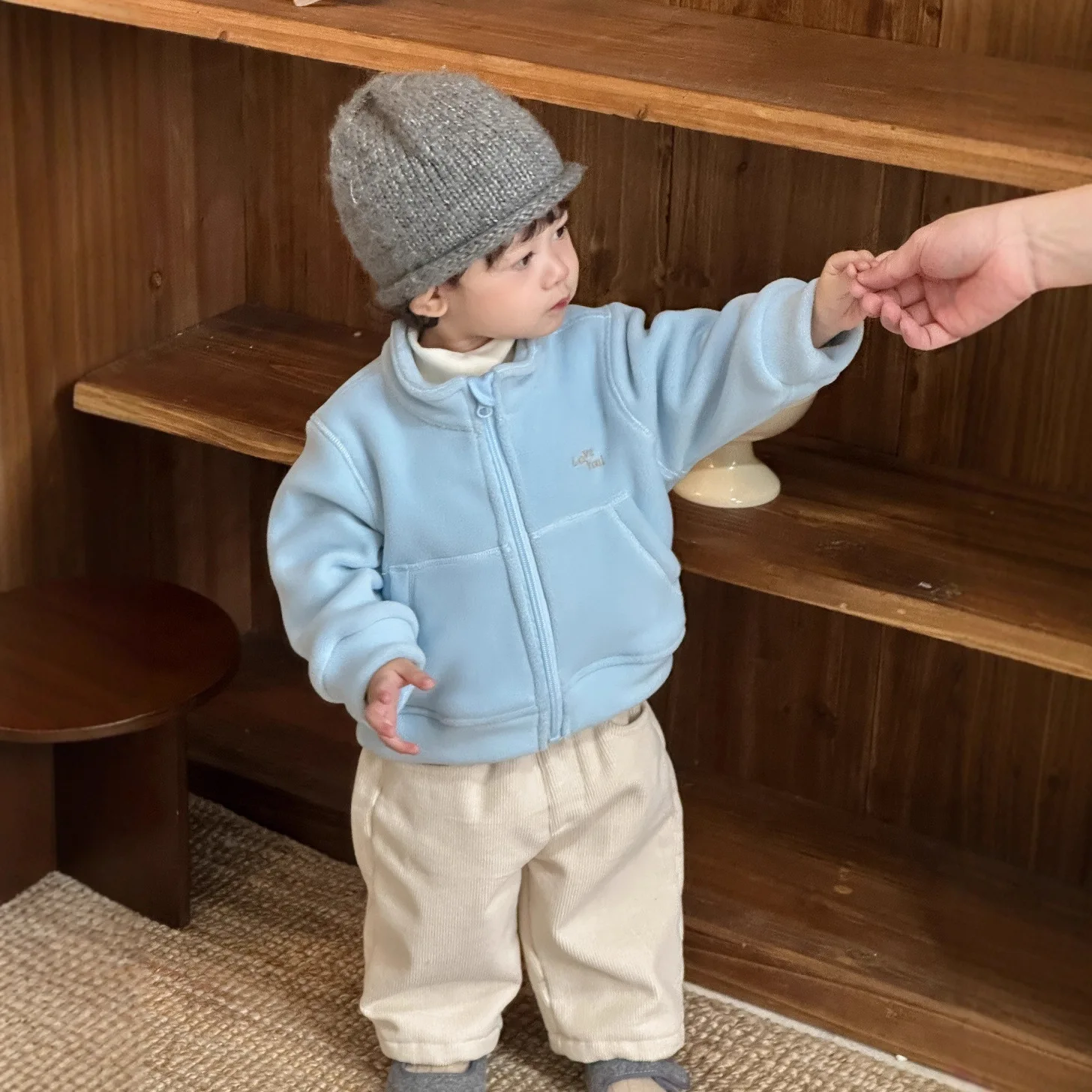 

Children's Autumn and Winter Thick Coat 2025 New Korean Version Children's Clothing Baby's Autumn and Winter Clothing, Boys' Set