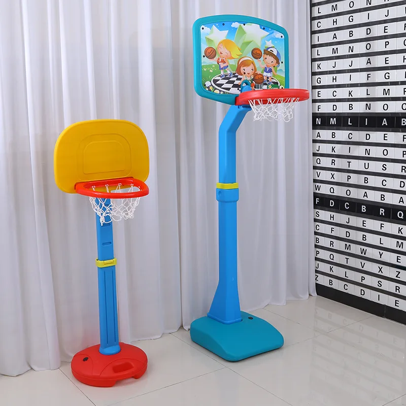 Ring Basket Mini Plastik Anak yang Dapat Dilepas dan Disesuaikan, Ring Basket Portabel untuk Balita dan Anak-Anak di Dalam Ruangan, Stand Basket Plastik untuk Bayi, Dijual