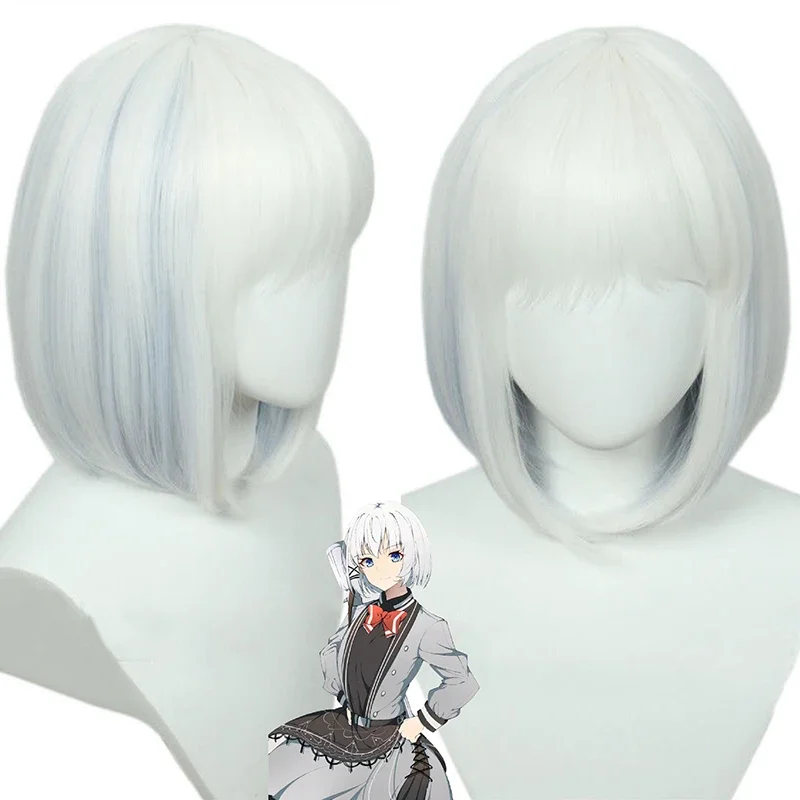 

Anime The Detective Is Already Dead Heroine Cos Wig Comic Convention Role Playing Hairpiece Short Hair Siesta Role Bob Haircut