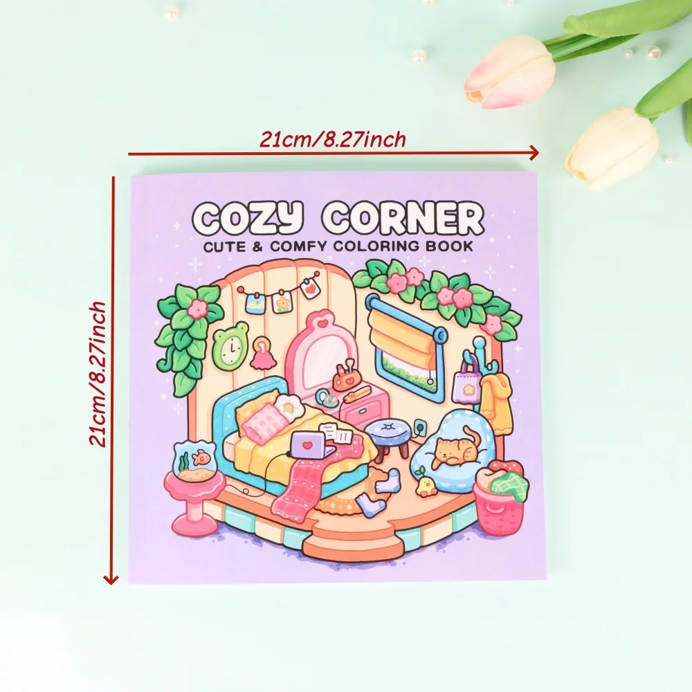 Happy Sweethearts: Coloring Book for Adults and Teens, Simple and Large Relaxing Design, Perfect Gift for Holidays