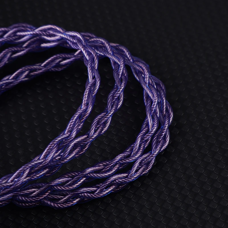 NICEHCK SpaceAuAg Gold Silver Alloy+Imported Alloy Copper Upgrade Earphone Cable 3.5/2.5/4.4mm MMCX/2Pin for S12 Pro Performer5