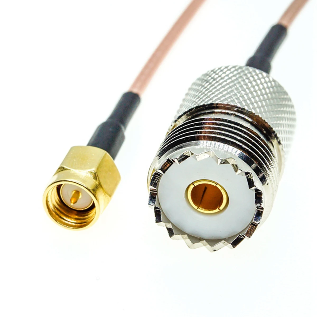 RG316 SMA macho a PL259 SO239 PL-259 UHF hembra PL259 50 Ohm puente de baja pérdida Cable coaxial RF