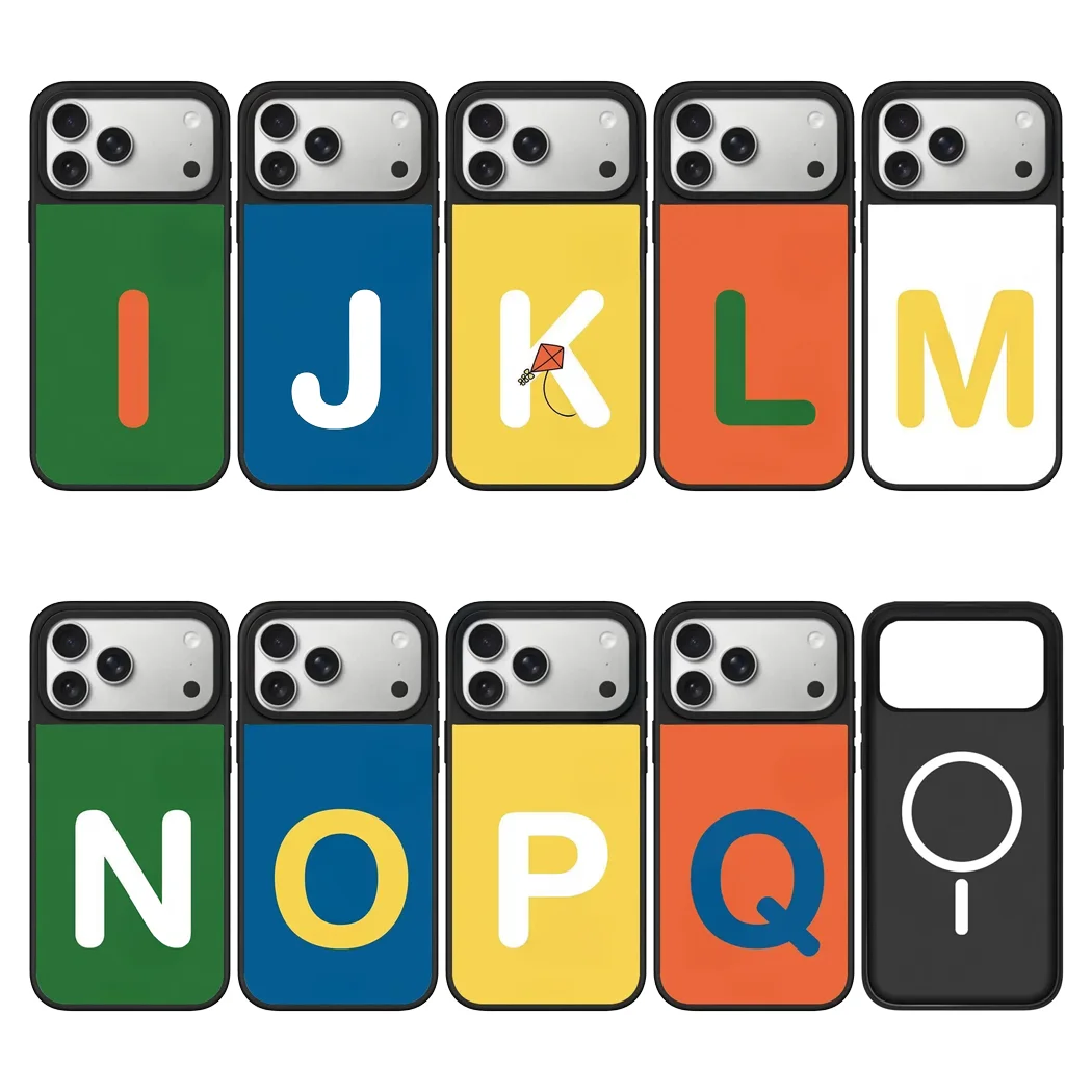 

Cartoon Letters Magnetic Mirror Surface Phone Cover for IPhone 15 16 17 Pro Max Case for IPhone 17Air