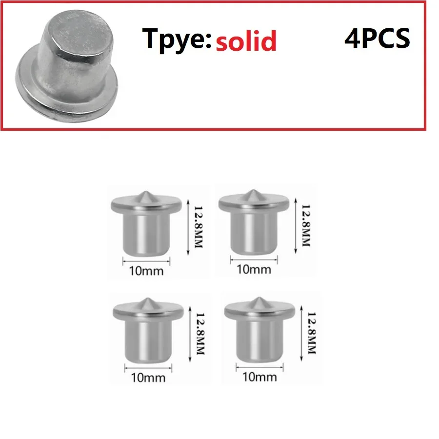 4Pcs Dowel Centre Point 6/8/10/12mm Wood Timber Marker Hole Tenon Center Set Accurate Alignment For Hardwood Softwood Fasteners