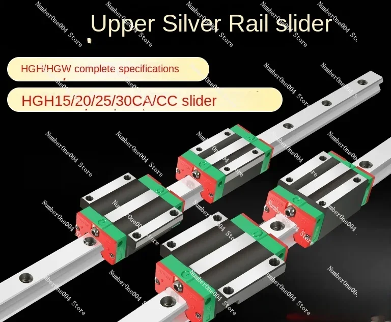 Upper SilverSlider UpperSilver LinearSlider Hgh20ca Slider Hg25/15 SliderEngraving Machine Linear GuideSlider