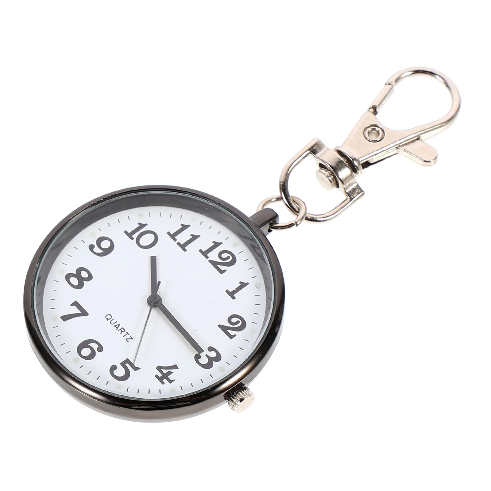 1pc Large Dial Pocket Watch For Nurses Quartz Timepiece Zinc Alloy Hanging Student Nurse Watch Portable Senior