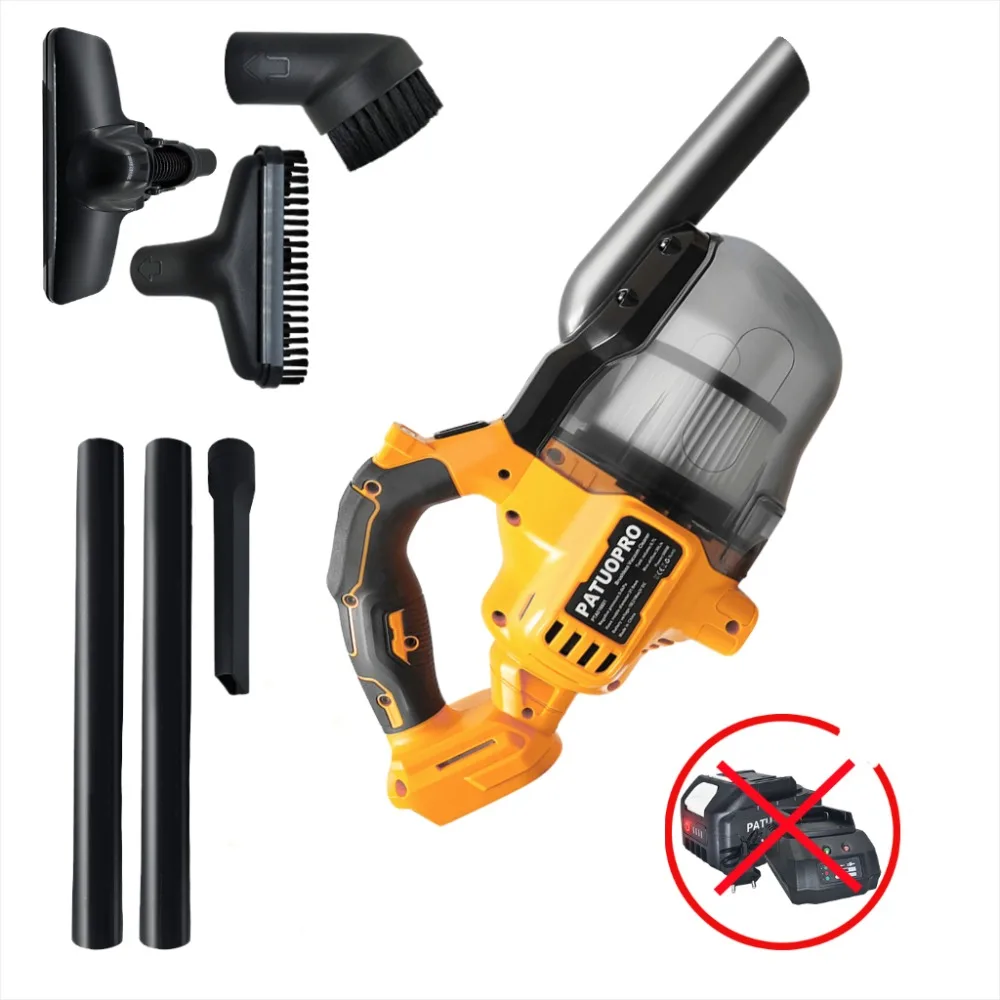 

PATUOPRO Brushless Cordless Electric Vacuum Cleaner Multifunction Household Dust Cleaning Power Tool For Makita 18V Battery