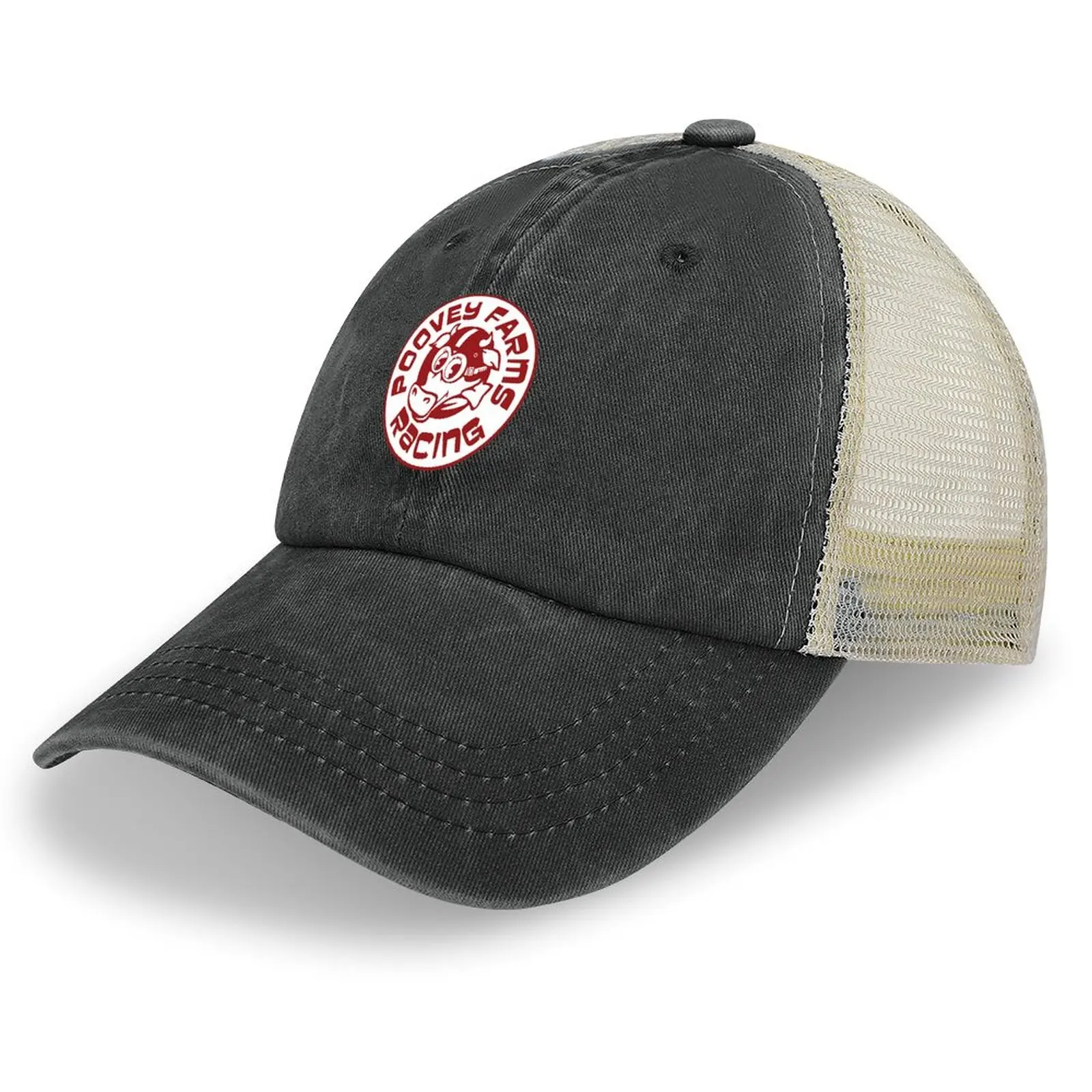 Poovey Farms RacingCap Baseball Cap Fashion Beach party Hat Rugby Caps For Women Men's