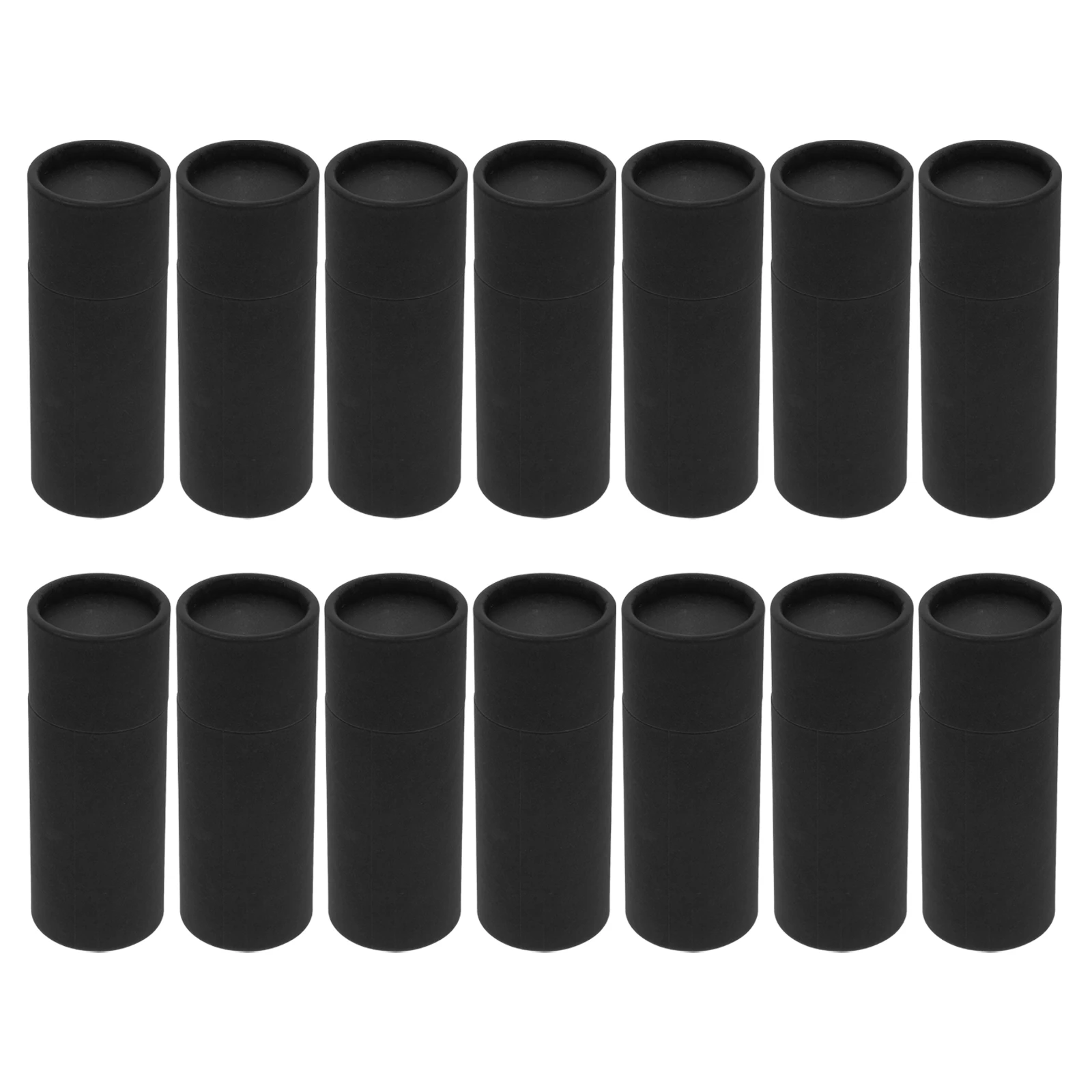 

15 Pcs Kraft Paper Gift Box Cardboard Tubes with Caps Cylinder Packing Essential Lid Essentials Packaging for Travel Heavy Duty
