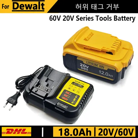 100% Original Battery for Dewalt 20V/60V MAX XR Rechargeable Tool Battery Compatible with DCB200 Series for DCB609 DCB606 Tools*