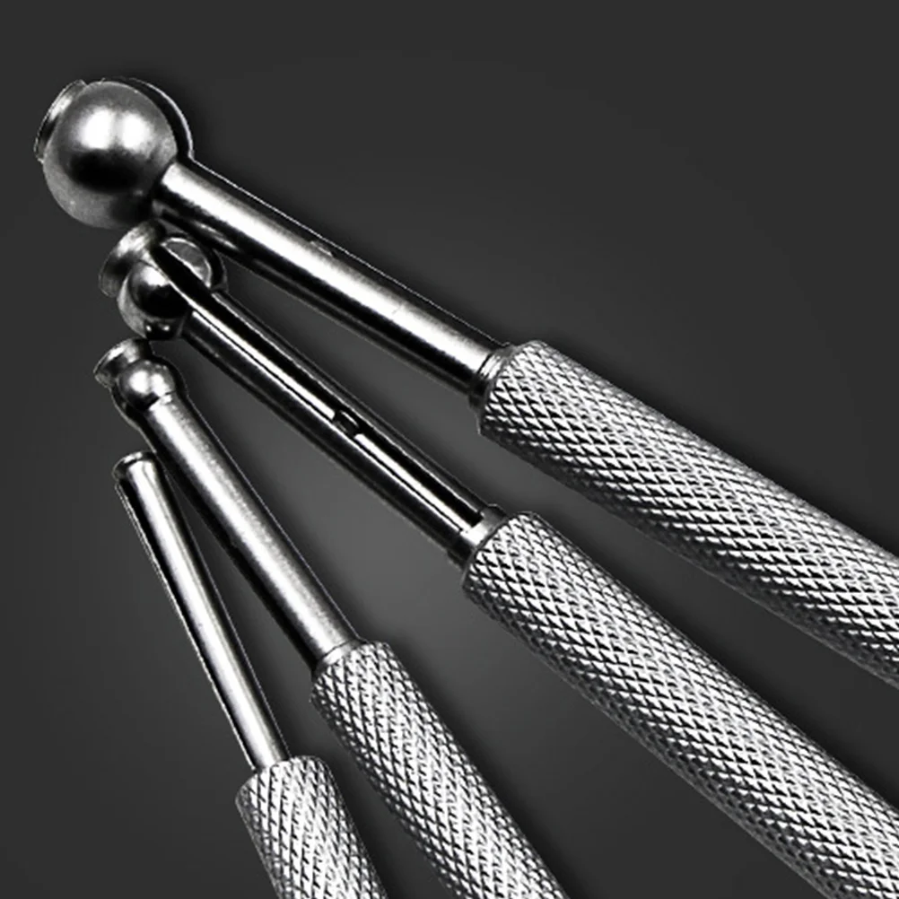 

4Pcs Carbon Steel Bore Gauge Set Telescoping Small Hole Gauges for High Precision Measurement of Cylinders Slits Multifunction