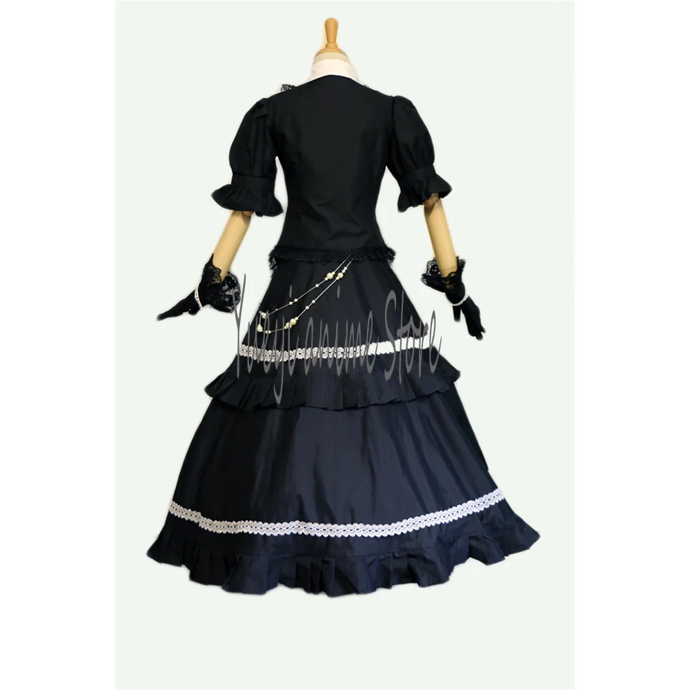 Women's Cosplay Kurumi Costume Gothic Lolita Dress Uniform Outfits Halloween Carnival Christmas Party Clothing- customized