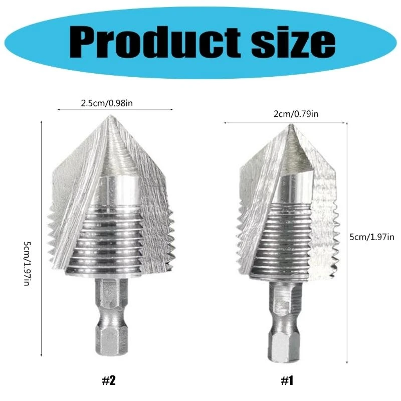 203F PVC Thread Maker Tool PVC Thread Maker Tool For Electric Drill Water Pipe Screw