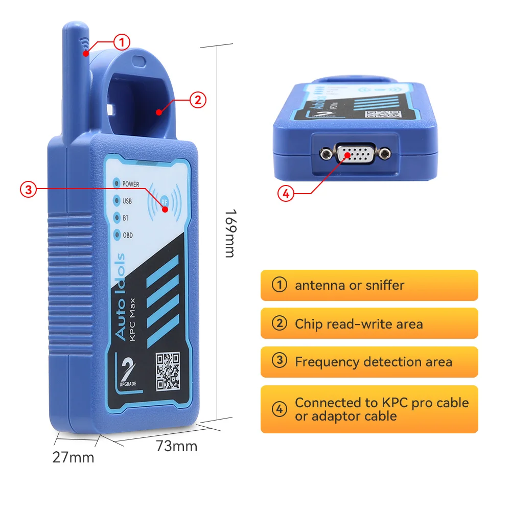 General Version Auto Idols KPC Pro Car Diagnostic Tool Smart Key Zed Full  Programmer for All Cars