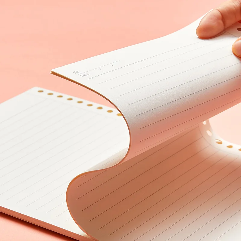 A5 Removable Loose-leaf Book B5 Plastic Coil High-value Notebook, Student A4 Notepad