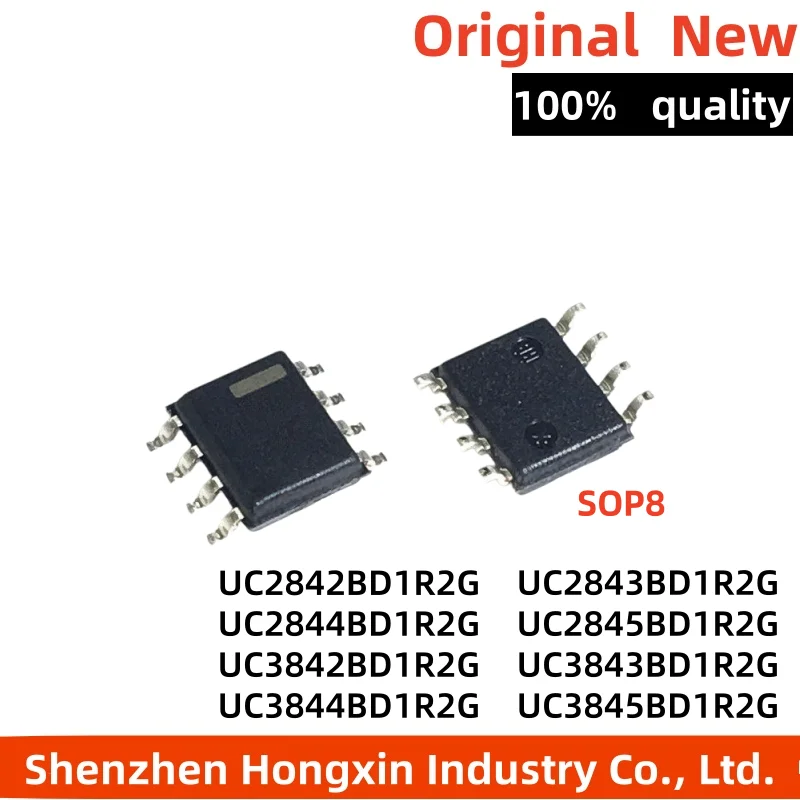 10 pieces of UC2842B 2843 2844 2845 3842 3843 3844 3845BD1R2G SOP8 high-performance current mode controller