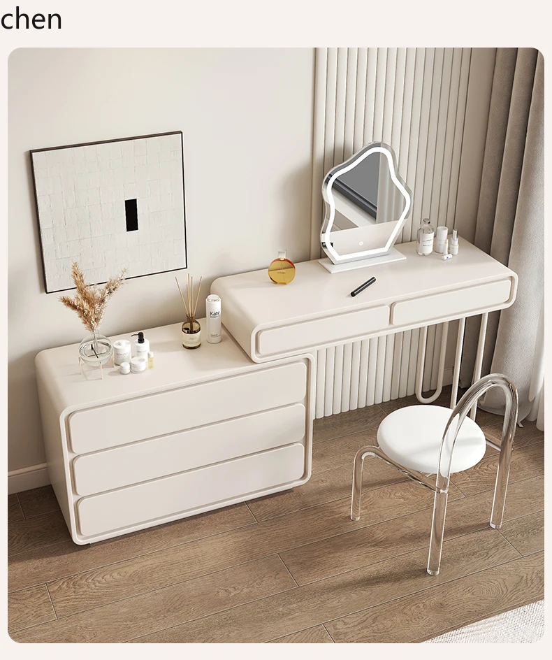PYH chest dresser integrated makeup table bedroom modern simple makeup cabinet premium light luxury